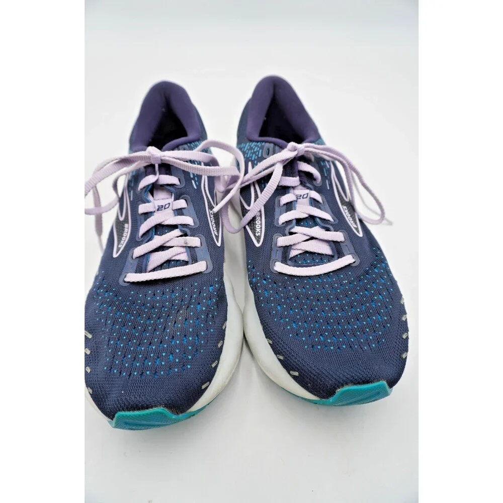 Brooks Glycerin 20 Women's Neutral Running Shoes Peacoat/Ocean/Lilac Sz 8MediumB